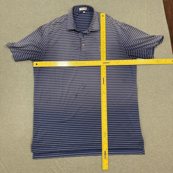 Peter Millar Summer Comfort Mens Large Polo Shirt - Picture 4 of 6